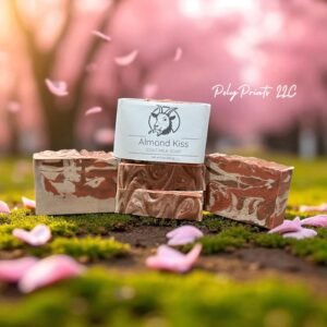 almond kiss goat milk soap