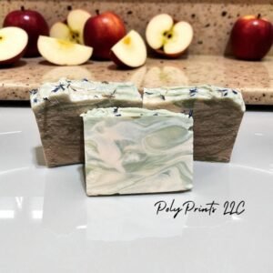 apple whisper goat milk soap
