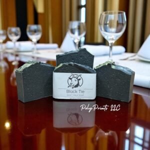 black tie goat milk soap