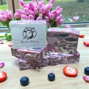 blush berry goat milk soap