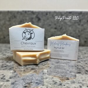 chevraux (unscented) goat milk soap