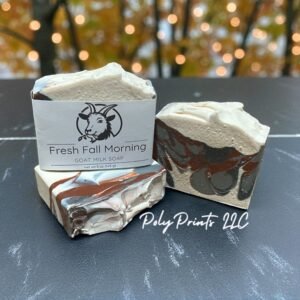 fresh fall morning goat milk soap