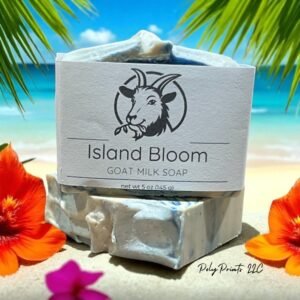 island bloom goat milk soap